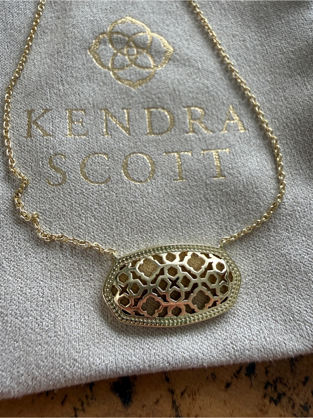 Kendra Scott Gold Dolly Necklace